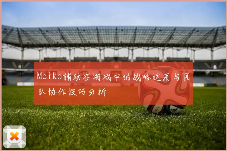 Meiko辅助在游戏中的战略运用与团队协作技巧分析